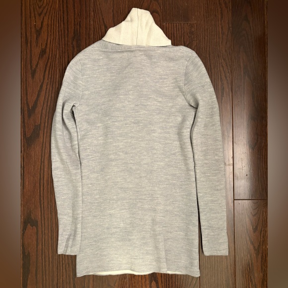 Babaton Women's Gray and Cream Cardigan Sweater - Size S - Picture 3 of 5